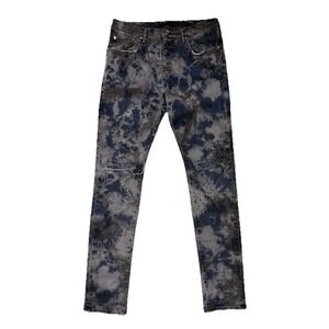 Purple Brand Marbled Distressed Skinny Jeans Size 33